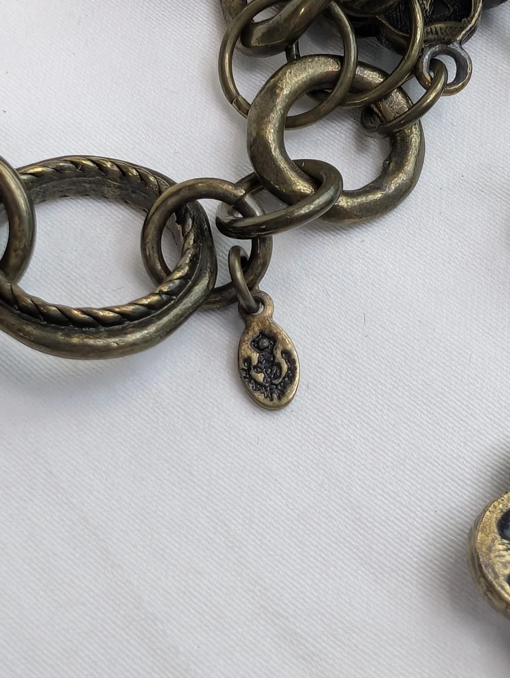 Vintage Premier Designs Charm Bracelet & Earrings Set